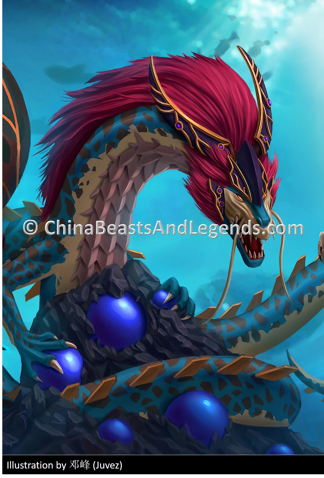 Ao Guang King Of The Eastern Sea 敖广东海龙王 Ao Guǎng Dōng Hǎi Long Wang China Beasts And Legends Ao Guang King Of The Eastern Sea 敖广东海龙王 Ao Guǎng Dōng Hǎi Long Wang China Beasts And Legends